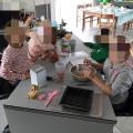 Preparation du gateau